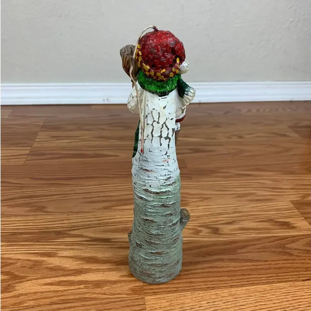 Bill Blass Snowman Christmas Tall Decorative Candle